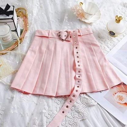 Charming Kawaii Pleated Skirt