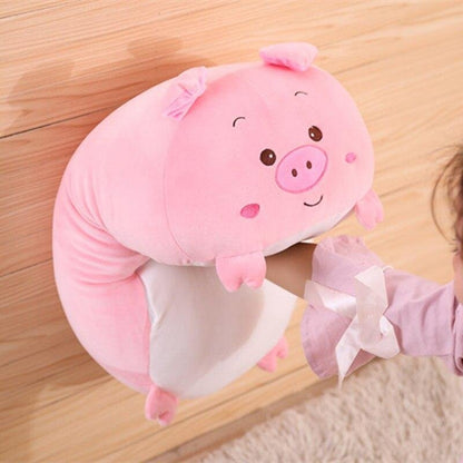 Peluche cochon rose