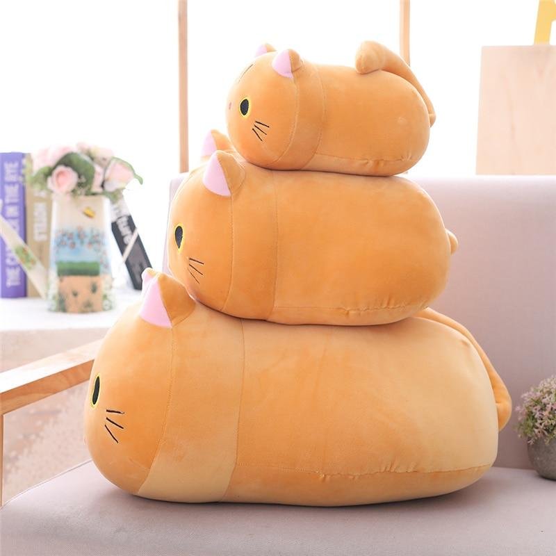 Peluche Kawaii Chat Orange