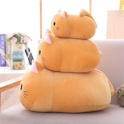 Peluche Kawaii Chat Orange