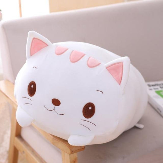 Kawaii White Cat Plush