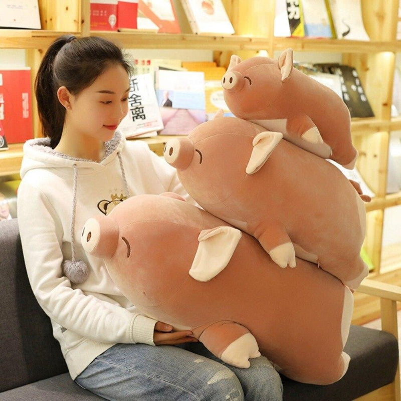 Peluche Kawaii Coussin Cochon