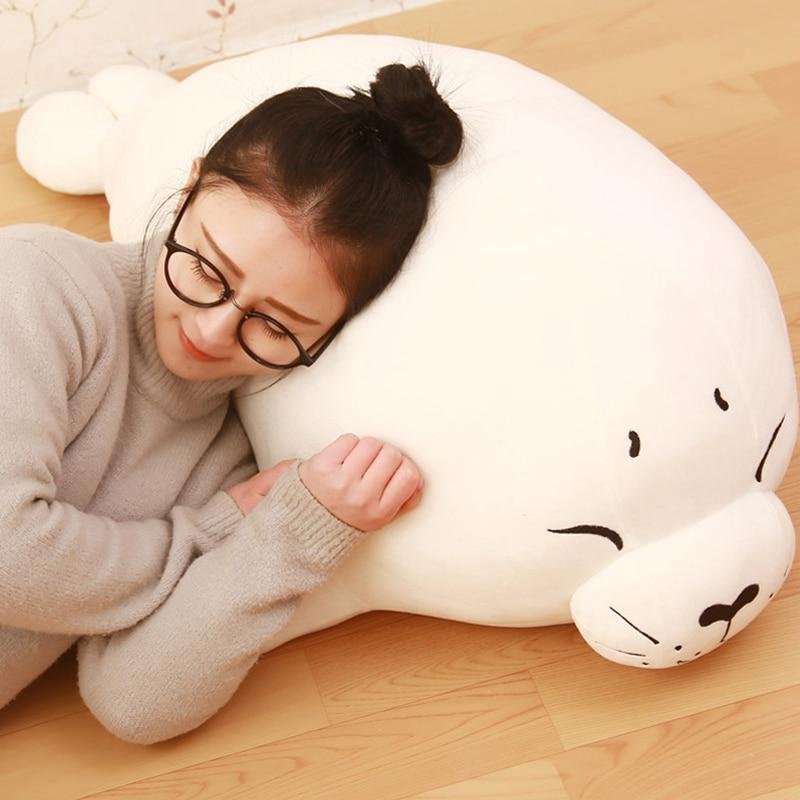 Peluche Kawaii Otarie Blanche
