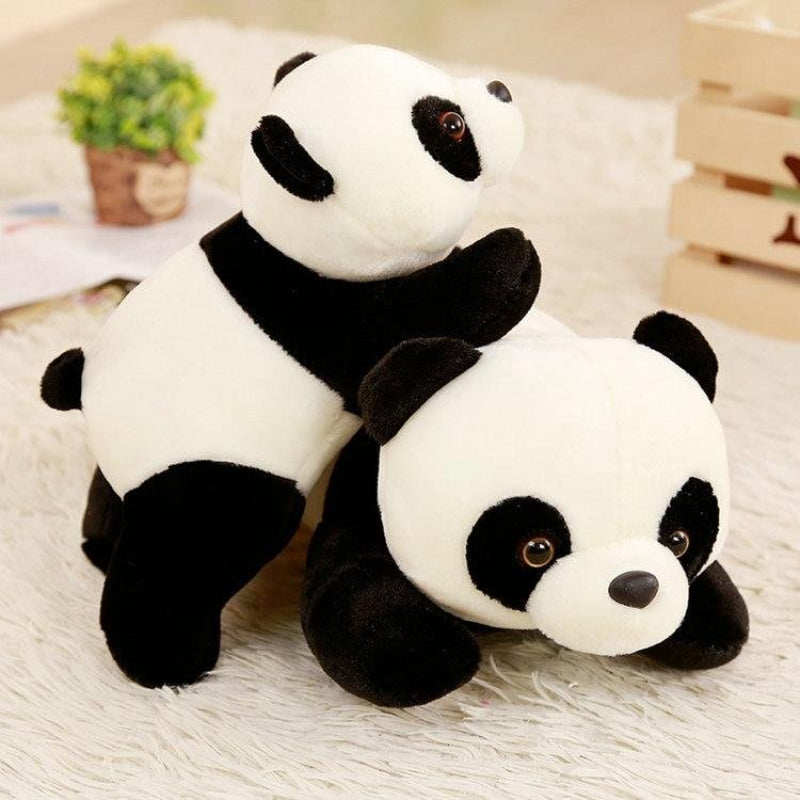 Peluche Kawaii Panda couché