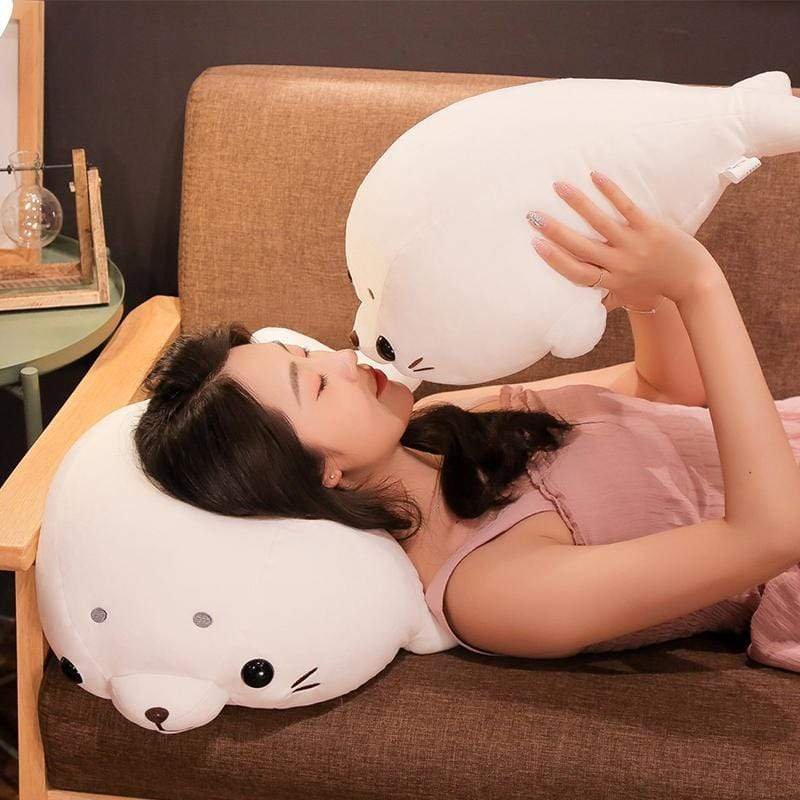 Peluche Kawaii Phoque Moelleux