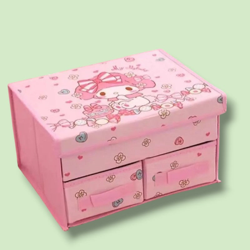 Kawaii Storage Box with Drawer
