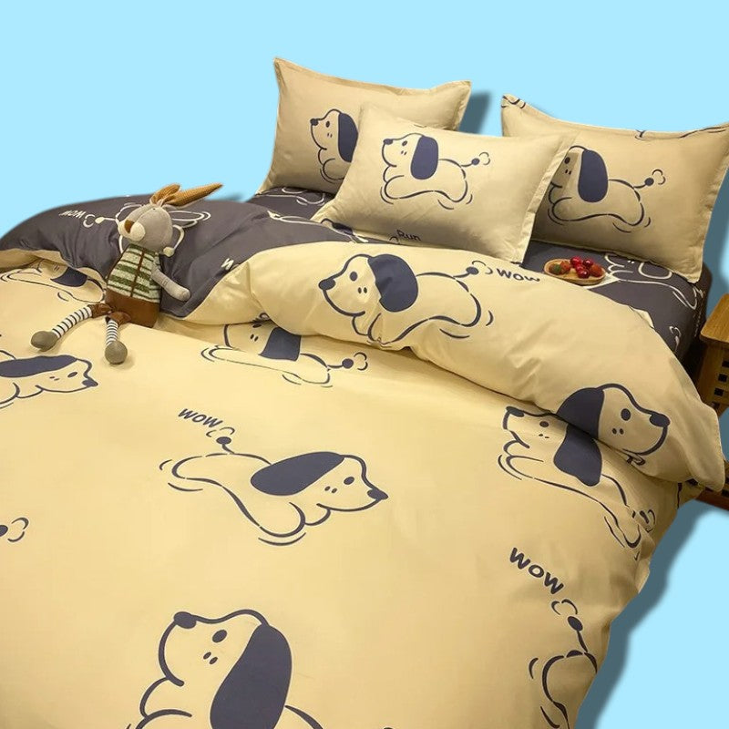 Kawaii Animal Print Bedding Sets