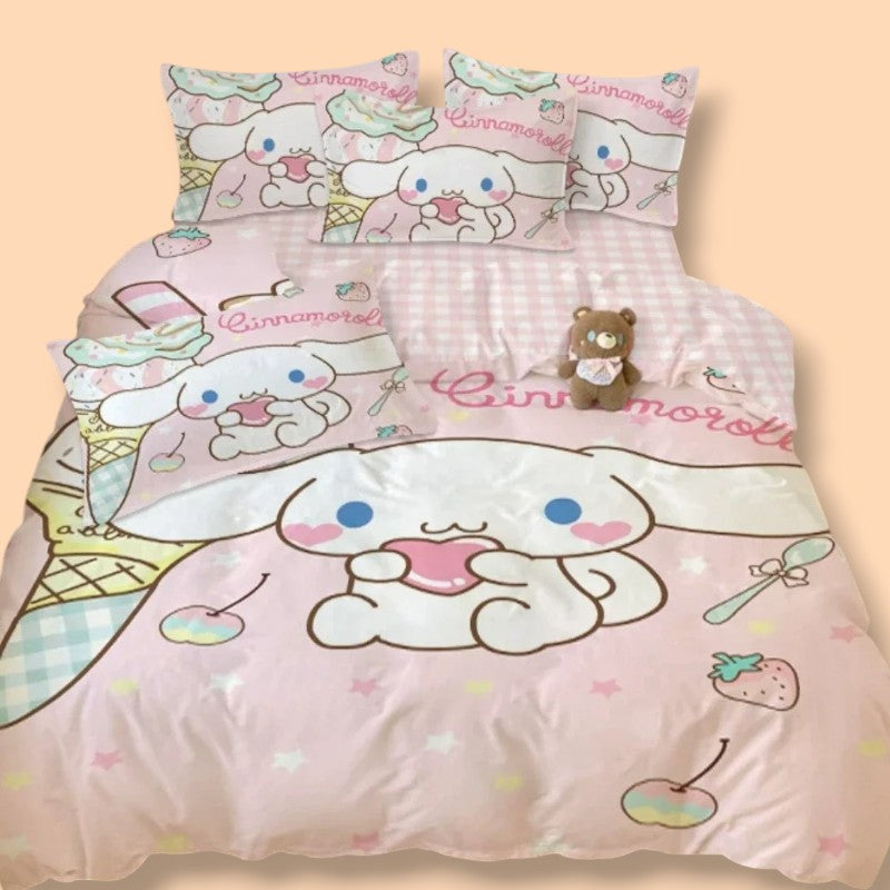 Kawaii Cinnamoroll Bedding Set