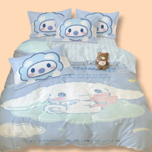 Kawaii Cinnamoroll Bedding Set