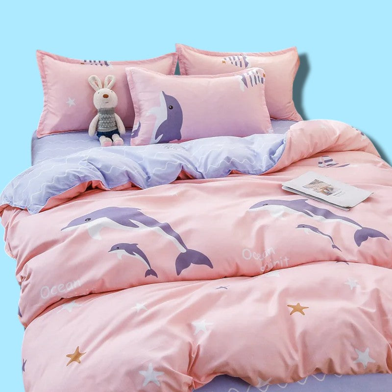 Kawaii Animal Print Bedding Sets