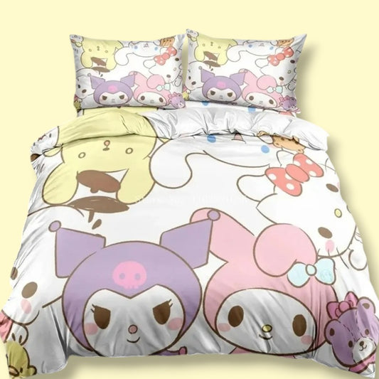 Kawaii Sanrio Bedding Set
