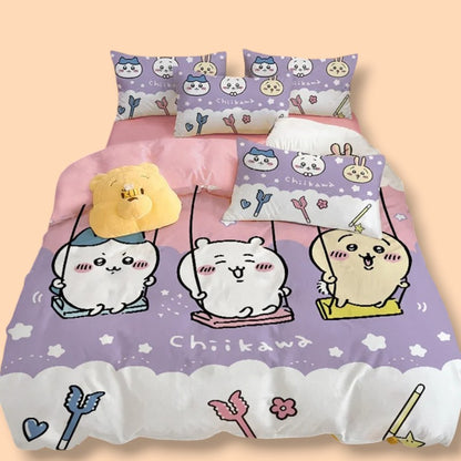 Kawaii Chiikawa Bedding Set