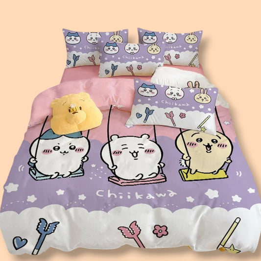 Kawaii Chiikawa Bedding Set