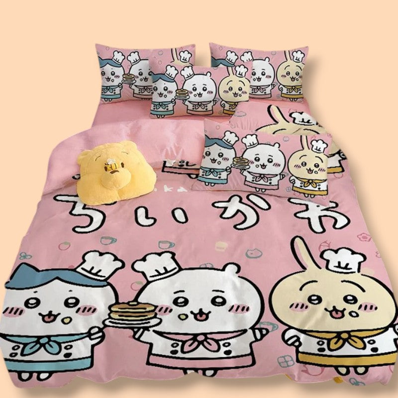 Kawaii Chiikawa Bedding Set