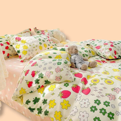 Kawaii Summer Bedding Set