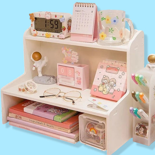 Mini Rangement de Bureau Kawaii