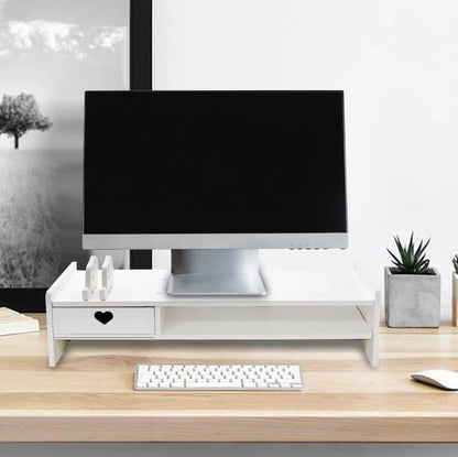 Kawaii White Student Desk Storage