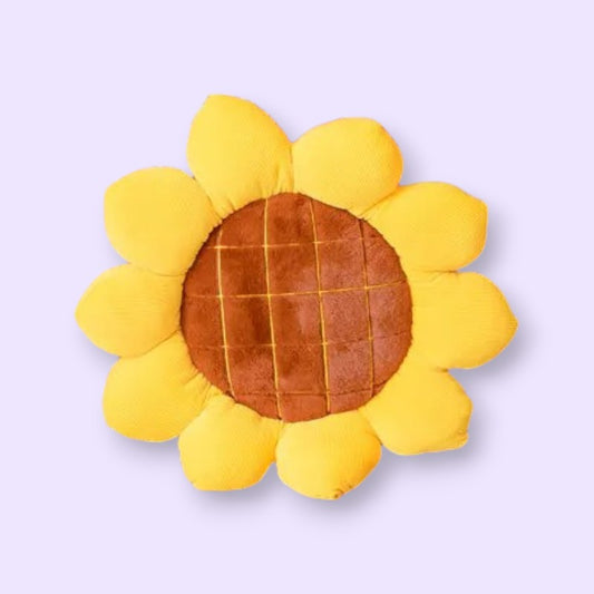 Coussin Tournesol Kawaii