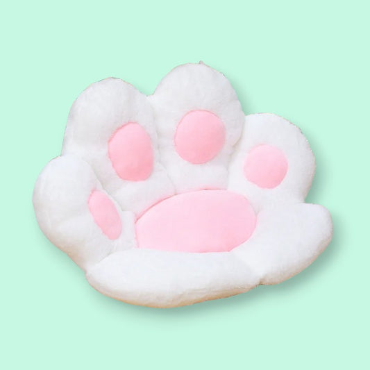 Coussin Patte de Chat en Peluche Kawaii