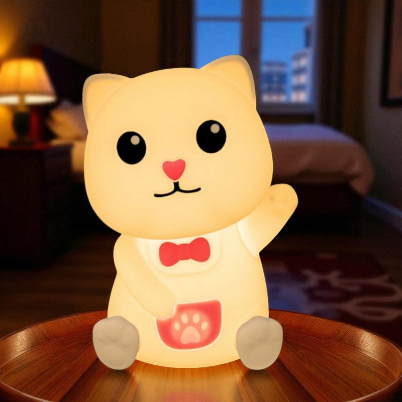 Lampe en Silicone Chat Mignon