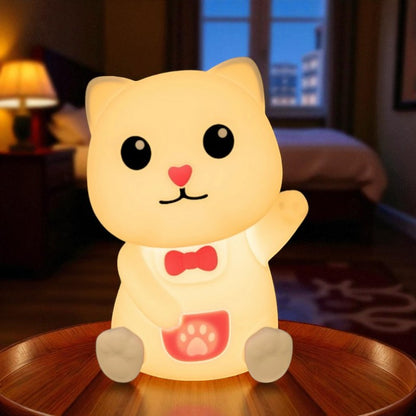 Lampe en Silicone Chat Mignon